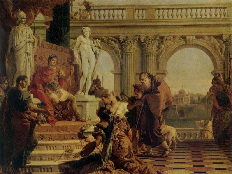 Maeccenas Presenting the Liberal Arts to Augustus, Giovanni Battista Tiepolo